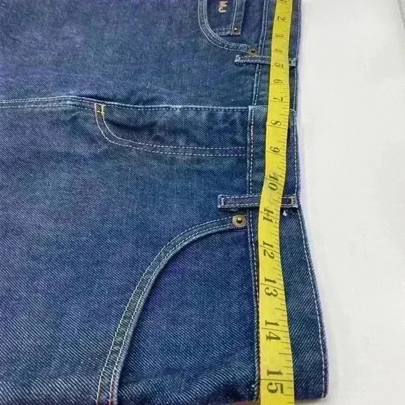 Marc Jacobs jean skirt women blue medium denim straight pencil pockets size 6 - Picture 7 of 8